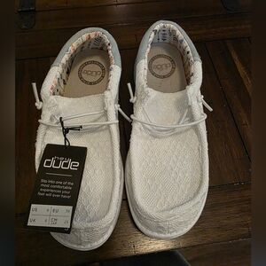 Hey Dude White Shoes Never Worn